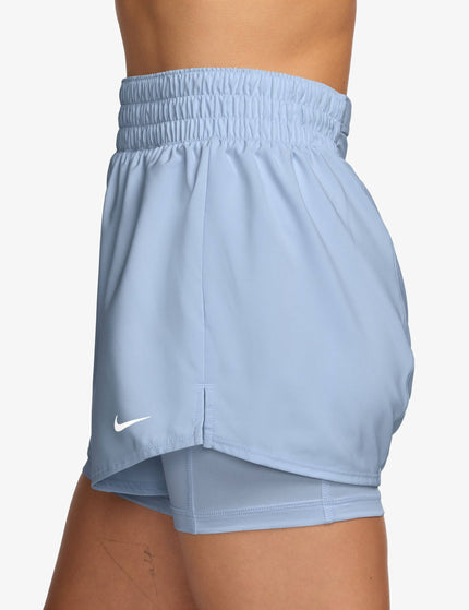 Nike One Dri-FIT 2-in-1 Shorts - Hydrogen Blue/Whiteimages4- The Sports Edit