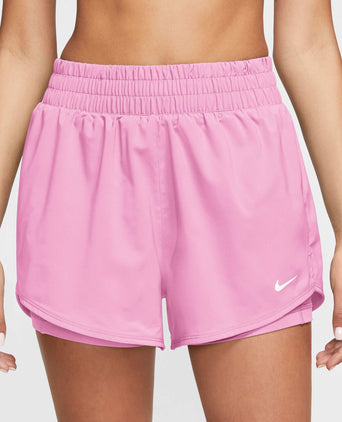 One Dri-FIT 2-in-1 Shorts - Pink Rise/White