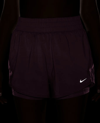 One Dri-FIT 2-in-1 Shorts - Pink Rise/White