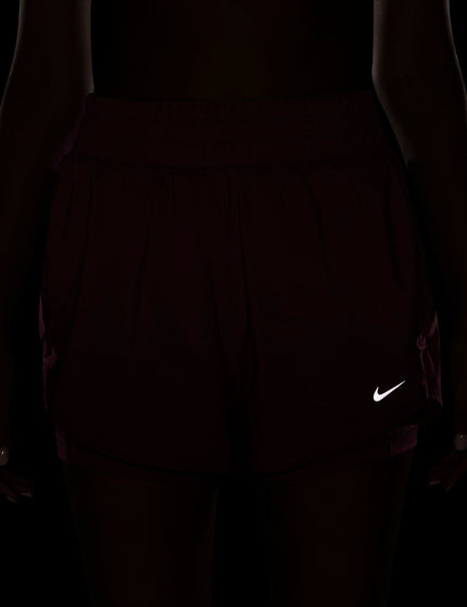 Nike One Dri-FIT 2-in-1 Shorts - Pink Smoke/Whiteimages2- The Sports Edit