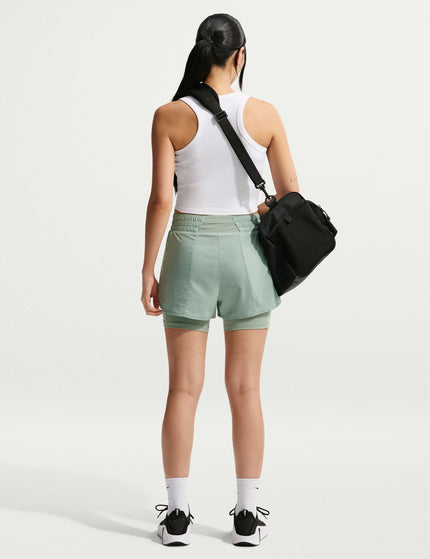 Nike One Dri-FIT 2-in-1 Shorts - Steam/Whiteimages6- The Sports Edit