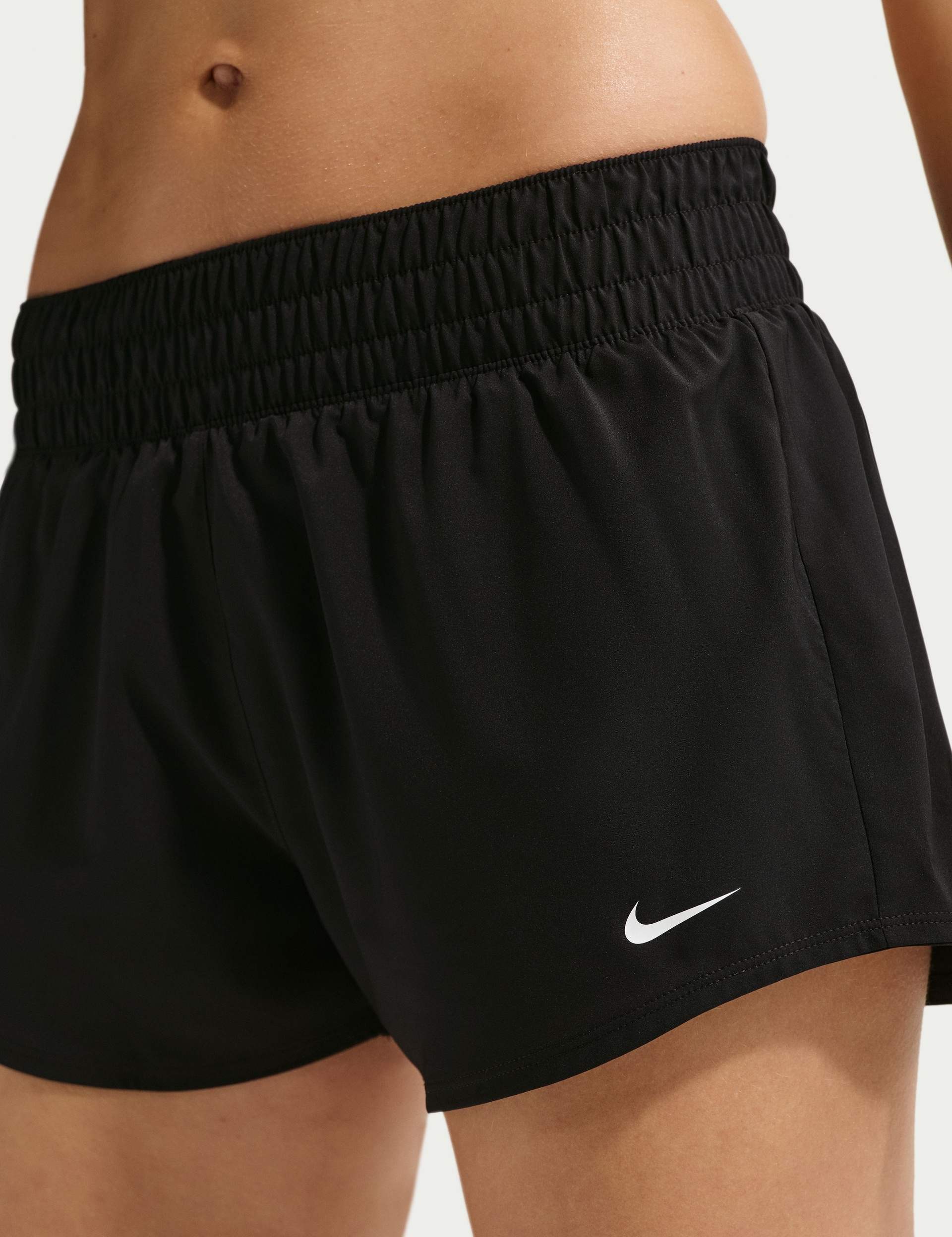 One Dri FIT 3" Brief Lined Shorts Black White
