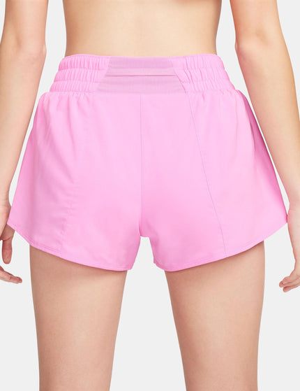 Nike One Dri-FIT 3" Brief-Lined Shorts - Playful Pink/Reflective Silverimages2- The Sports Edit