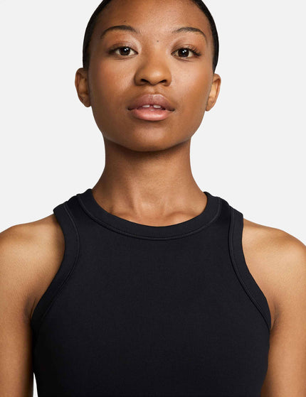 Nike One Fitted Dri-FIT Cropped Tank Top - Blackimages3- The Sports Edit