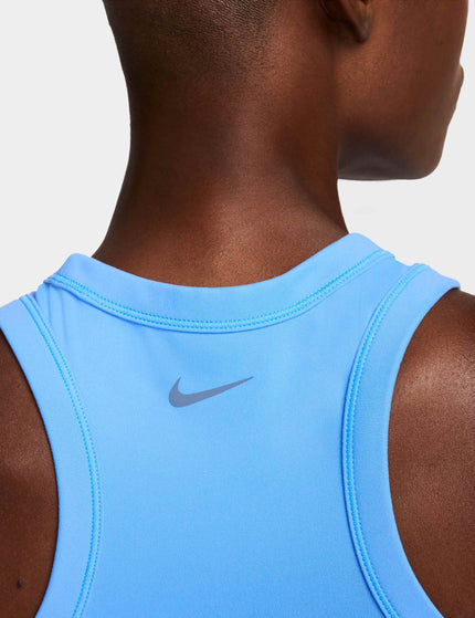 Nike One Fitted Dri-FIT Cropped Tank Top - University Blue/Blackimages4- The Sports Edit