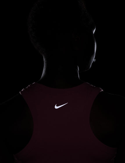 Nike One Fitted Dri-FIT Cropped Tank Top - Elemental Pink/Blackimages4- The Sports Edit