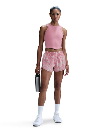 Nike One Fitted Dri-FIT Cropped Tank Top - Elemental Pink/Blackimages5- The Sports Edit