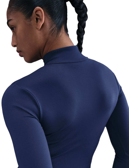 Nike One Fitted Dri-FIT Full-Zip Jacket - Midnight Navy/Whiteimages2- The Sports Edit