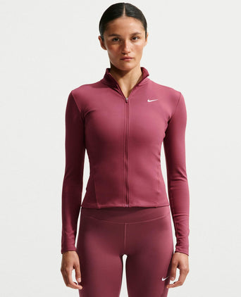 One Fitted Dri-FIT Full-Zip Jacket - Pink Smoke/White