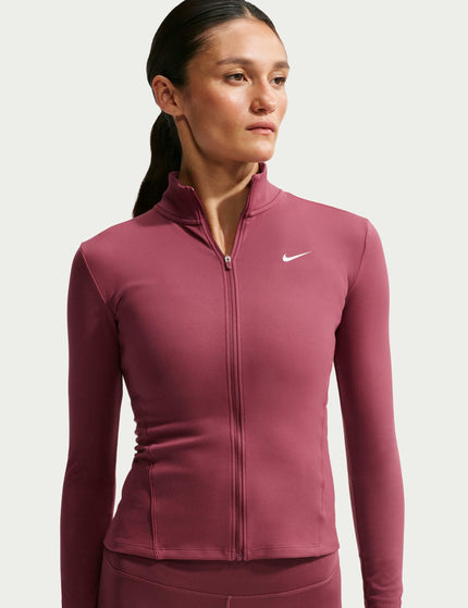 Nike One Fitted Dri-FIT Full-Zip Jacket - Pink Smoke/Whiteimages2- The Sports Edit