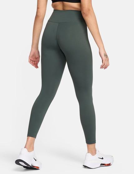 Nike One High Waisted 7/8 Leggings - Vintage Green/Blackimages2- The Sports Edit