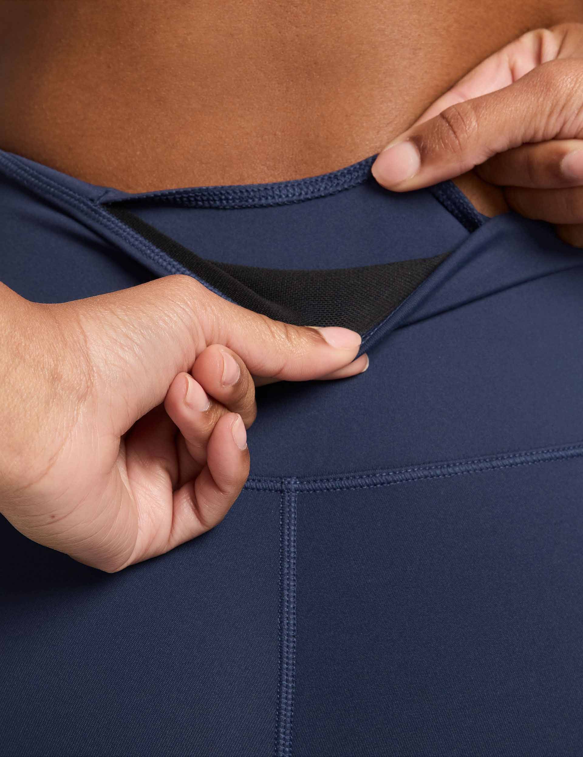 Nike One High Waisted 7/8 Leggings Midnight Navy The Sports Edit