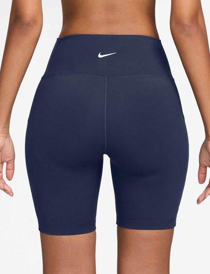 Nike One High Waisted 8" Biker Shorts - Midnight Navyimages2- The Sports Edit