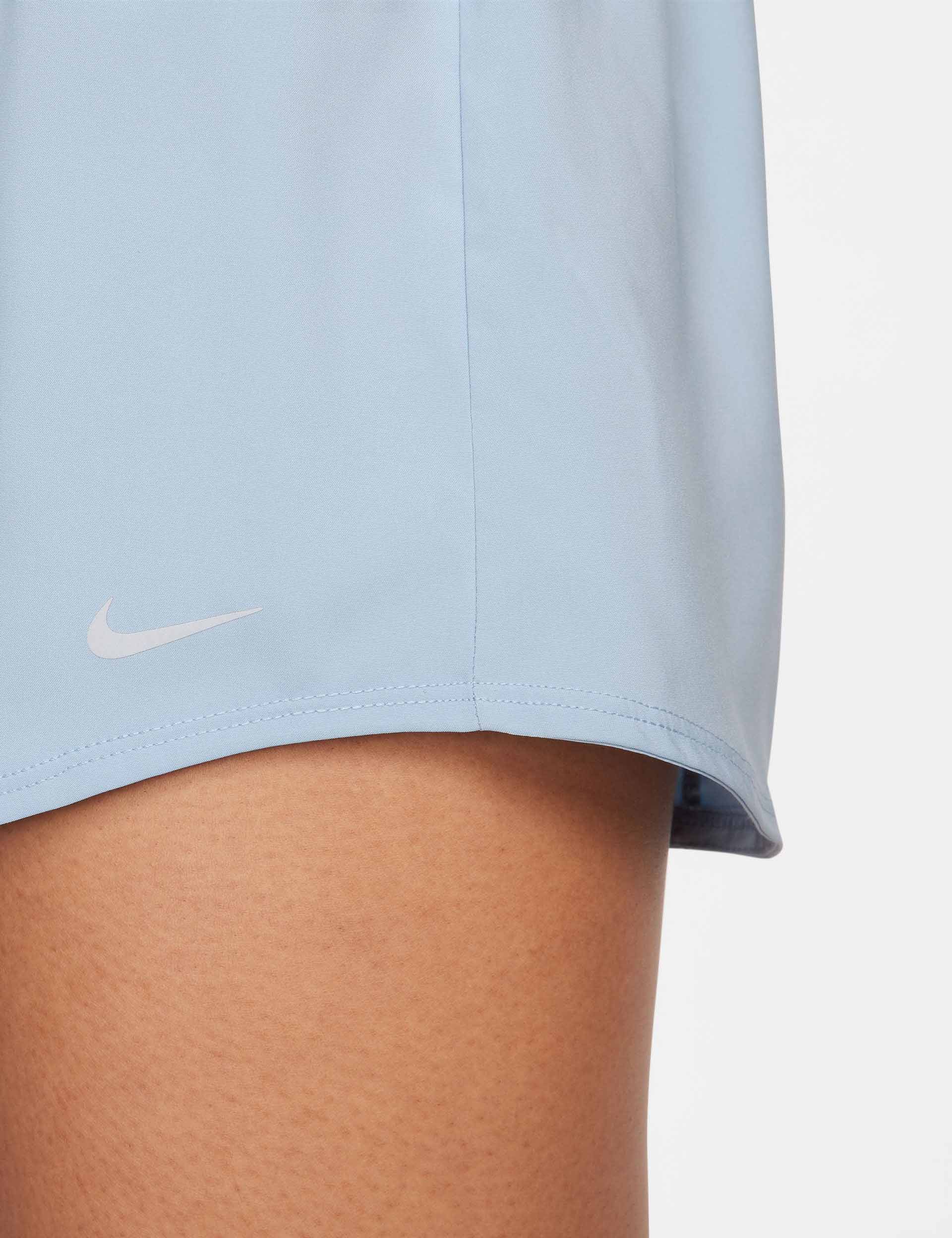 Nike, One High Waisted 3 Brief-Lined Shorts - Blue