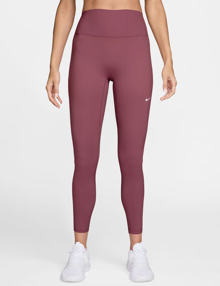 Nike One High Waisted 7/8 Leggings - Pink Smoke/Whiteimages1- The Sports Edit