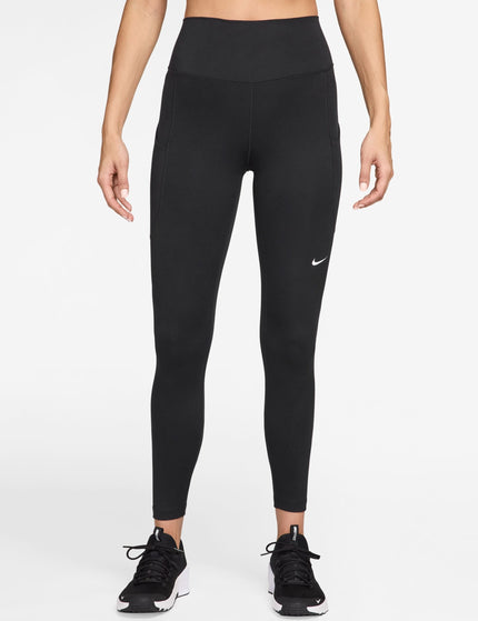 Nike One High Waisted 7/8 Pocket Leggings - Black/Whiteimages1- The Sports Edit