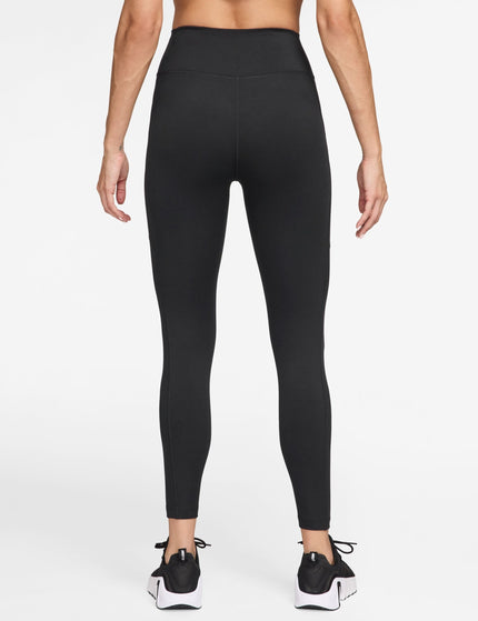 Nike One High Waisted 7/8 Pocket Leggings - Black/Whiteimages2- The Sports Edit