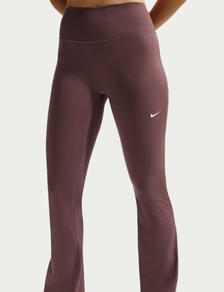 One High Waisted Flared Leggings - Tattoo/White