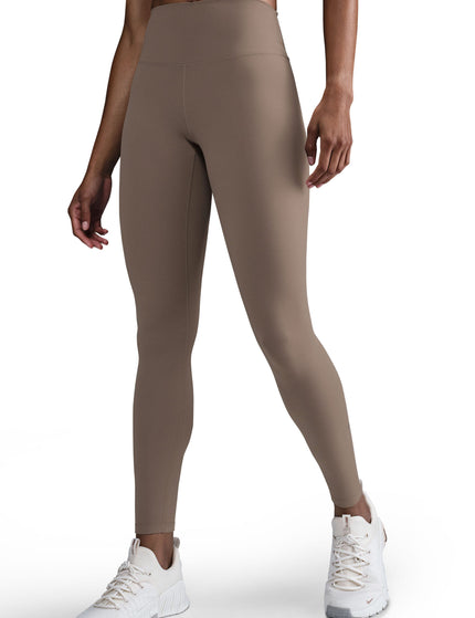 Nike One High Waisted Leggings - Mink Brown/Blackimages1- The Sports Edit