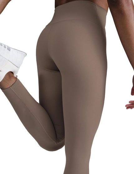 Nike One High Waisted Leggings - Mink Brown/Blackimages2- The Sports Edit
