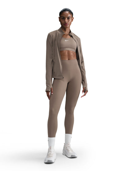 Nike One High Waisted Leggings - Mink Brown/Blackimages5- The Sports Edit