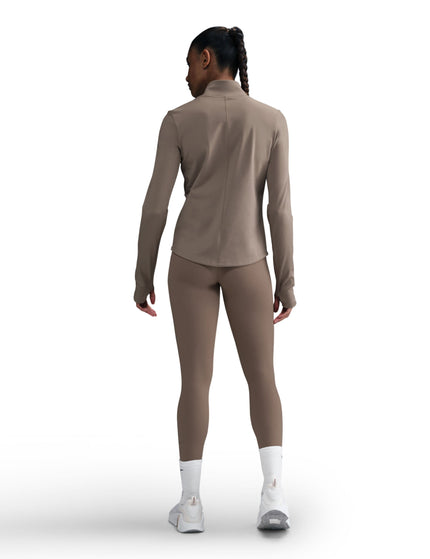 Nike One High Waisted Leggings - Mink Brown/Blackimages6- The Sports Edit