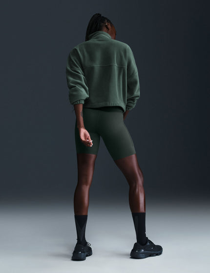 Nike One Oversized 1/2-Zip Fleece Top - Vintage Green/Whiteimages5- The Sports Edit
