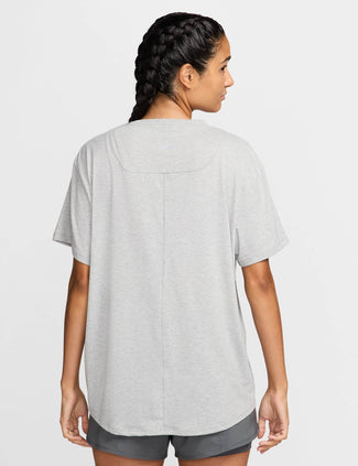 One Relaxed Dri-FIT Short-Sleeve Top - Smoke Grey/Heather