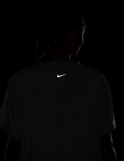 Nike One Relaxed Dri-FIT Short-Sleeve Top - Smoke Grey/Heatherimages6- The Sports Edit