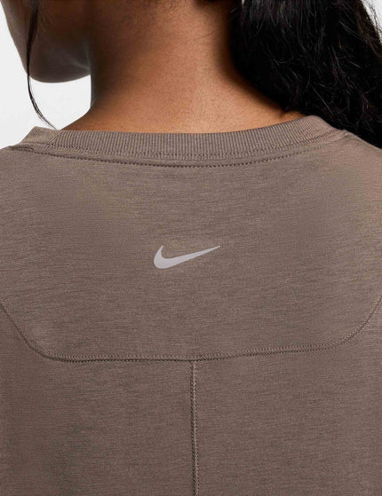 Nike One Relaxed Dri-FIT Short-Sleeve Top - Ironstone/Blackimages4- The Sports Edit