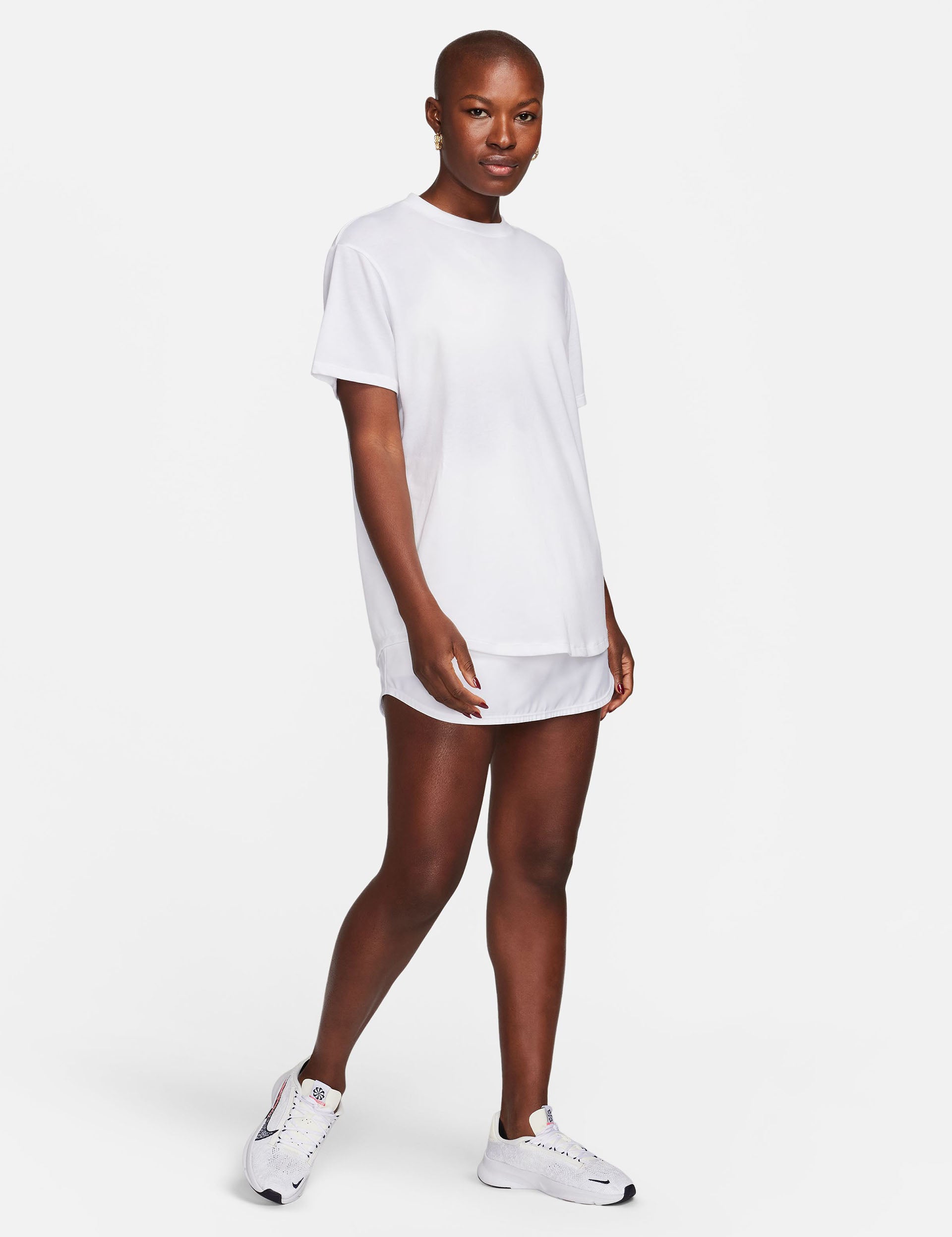 Nike, One Relaxed Dri-FIT Short-Sleeve Top - White