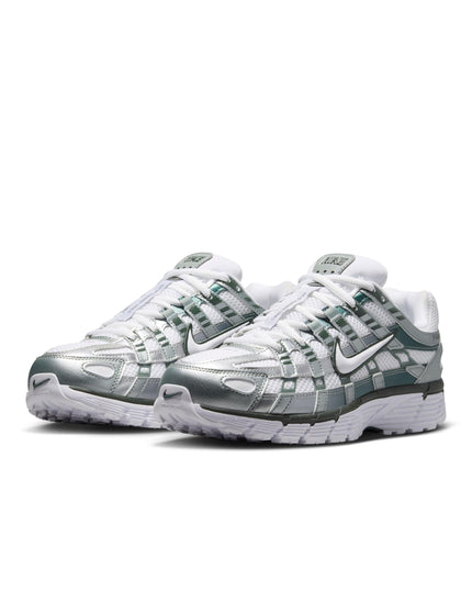Nike P-6000 Shoes - White/Mica Green/Camo Greenimages2- The Sports Edit