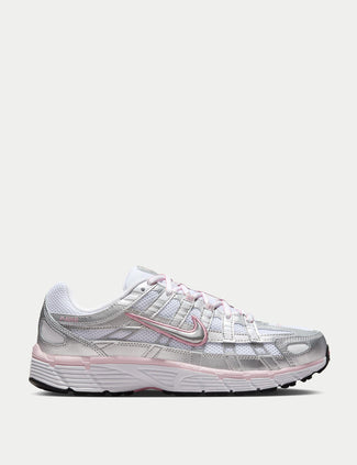 P-6000 Shoes - White/Metallic Silver/Elemental Pink