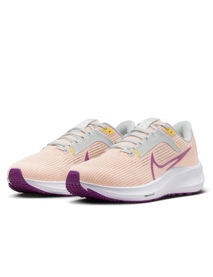 Nike Pegasus 40 Shoes - Guava Ice/Amber Brown/Photon Dust/Vivid Purpleimages5- The Sports Edit