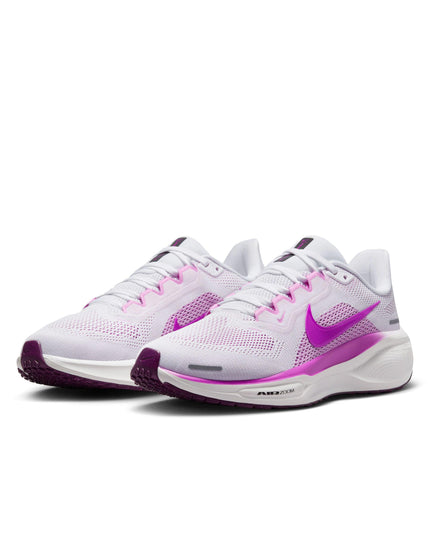 Nike Pegasus 41 Shoes - White/Black/Beyond Pink/Hyper Violetimages2- The Sports Edit