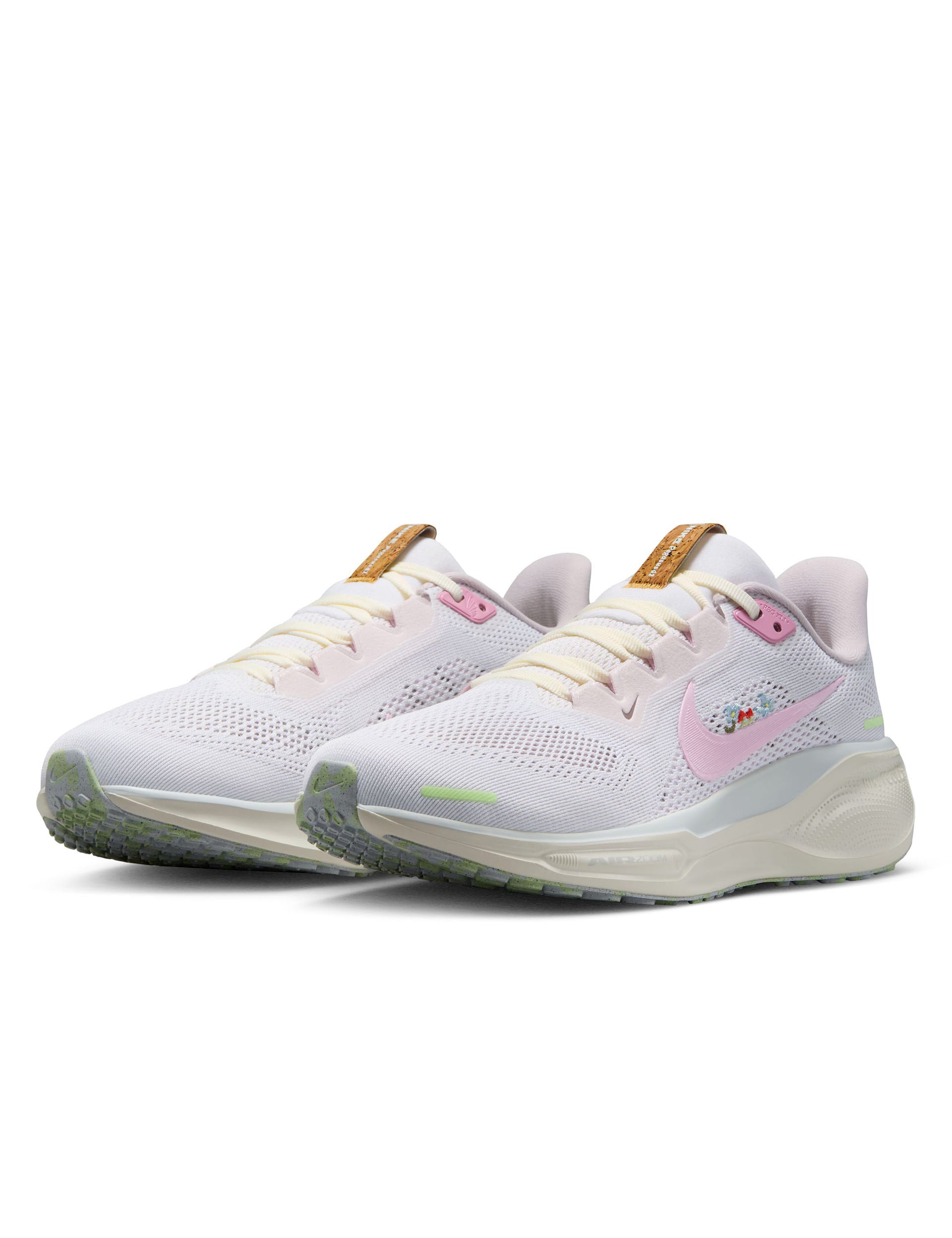 Nike Pegasus 41 Shoes White/Pink/Sail/Grey The Sports Edit