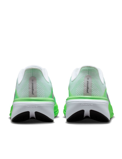 Nike Pegasus 42 Running Shoes - White/Metallic Silver/Green Strikeimages3- The Sports Edit