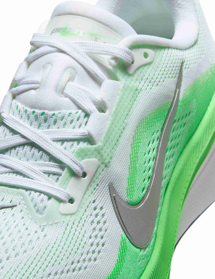 Nike Pegasus 42 Running Shoes - White/Metallic Silver/Green Strikeimages7- The Sports Edit