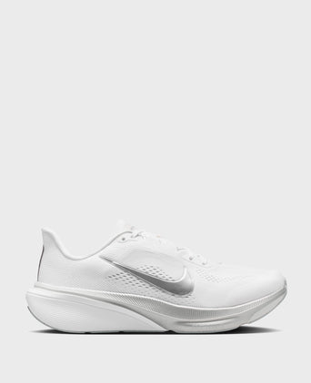 Pegasus 42 Running Shoes - White/Metallic Silver/Wolf Grey