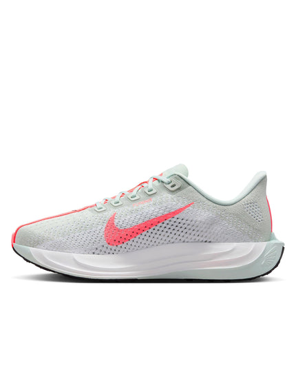 Nike Pegasus Plus Shoes - Barely Grey/White/Black/Hot Punchimages5- The Sports Edit