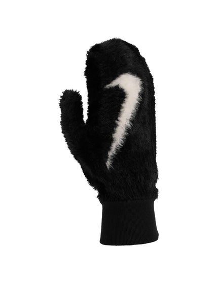 Nike Plush Knit Mittens - Black/Whiteimages2- The Sports Edit