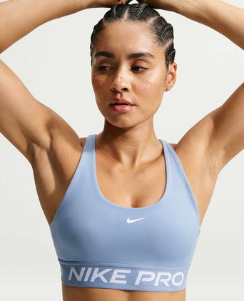 Pro 365 Light Support Bra - Work Blue/White