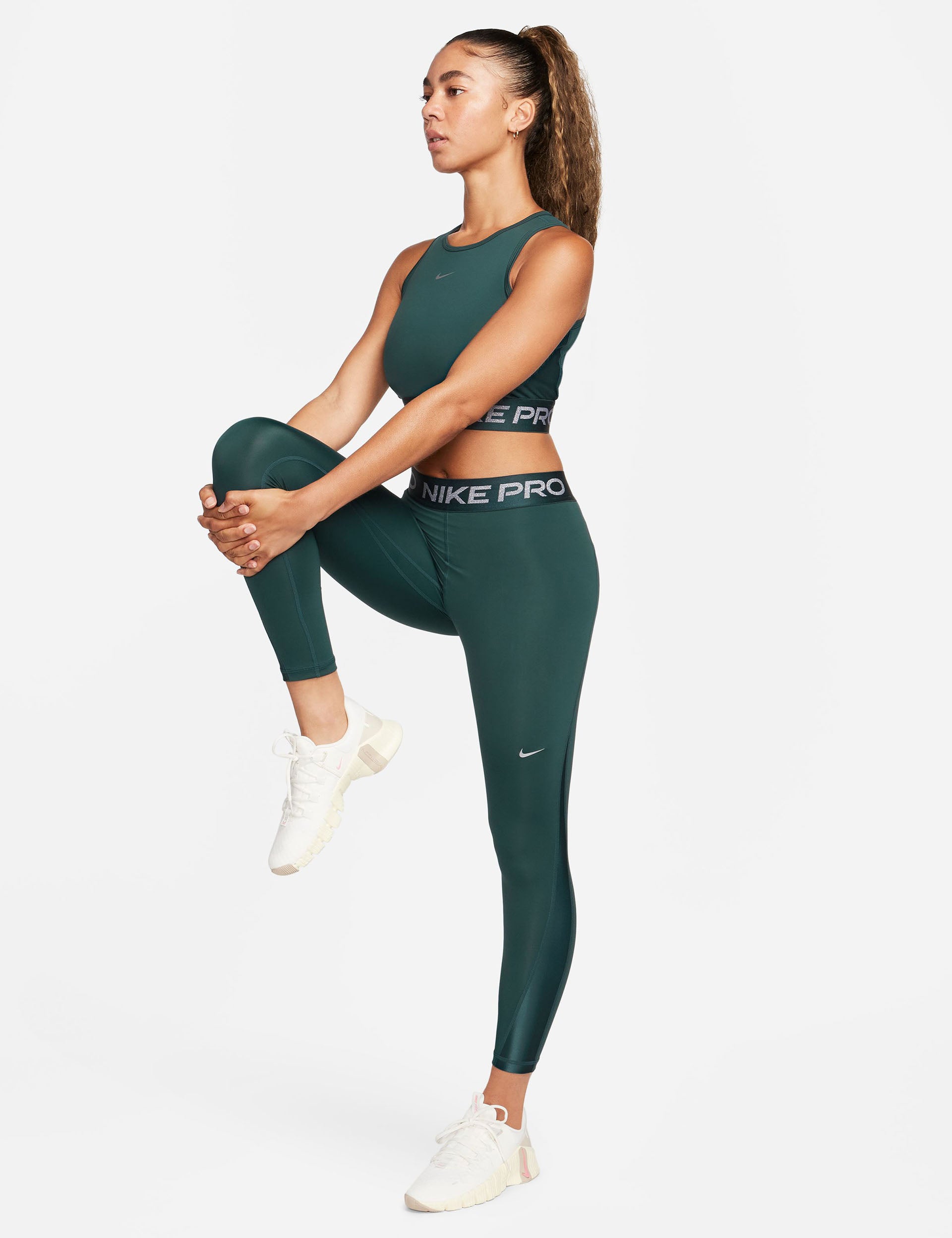 Buy Nike Black/Pink Pro 365 Leggings from the Next UK online shop