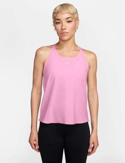 Nike Pro Dri-FIT Tank Top - Pink Rise/Whiteimages1- The Sports Edit