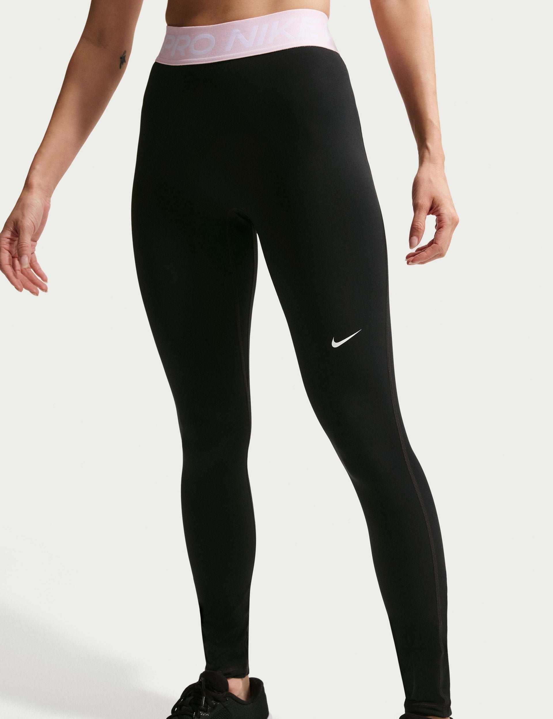 Pro Leggings Black Pink Foam White