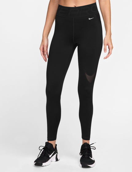 Nike Pro Sculpt High Waisted Full-Length Leggings - Black/Whiteimages1- The Sports Edit