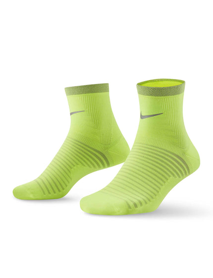 Nike Spark Lightweight Running Ankle Socks - Volt/Reflective Silverimages1- The Sports Edit