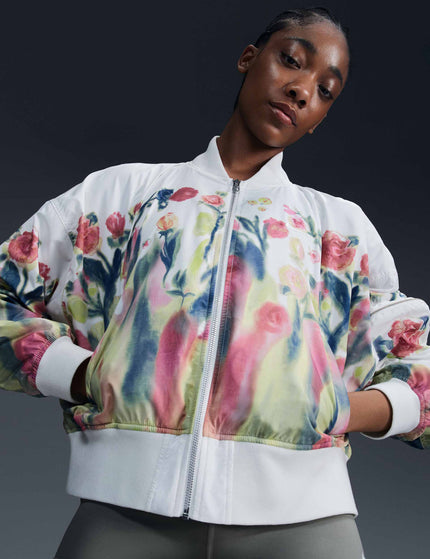 Nike Sportswear Artist Collection Bomber Jacket - Sail/Floralimages1- The Sports Edit