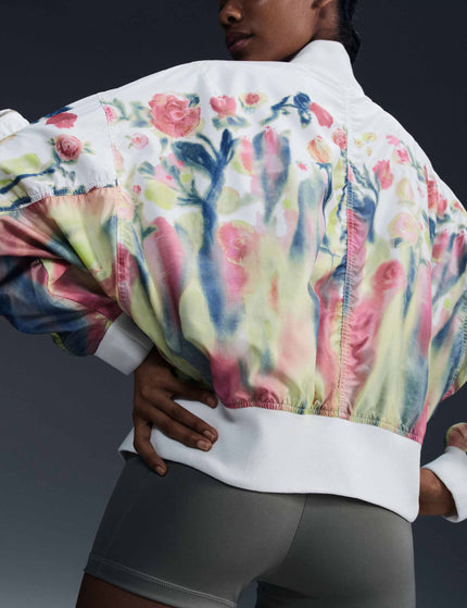 Nike Sportswear Artist Collection Bomber Jacket - Sail/Floralimages2- The Sports Edit