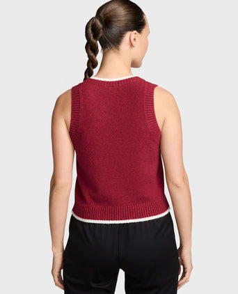 Sportswear Chill Knit Loose Vest - Tough Red/White